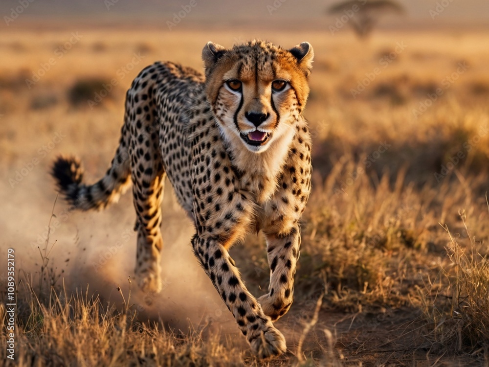 cheetah in serengeti
