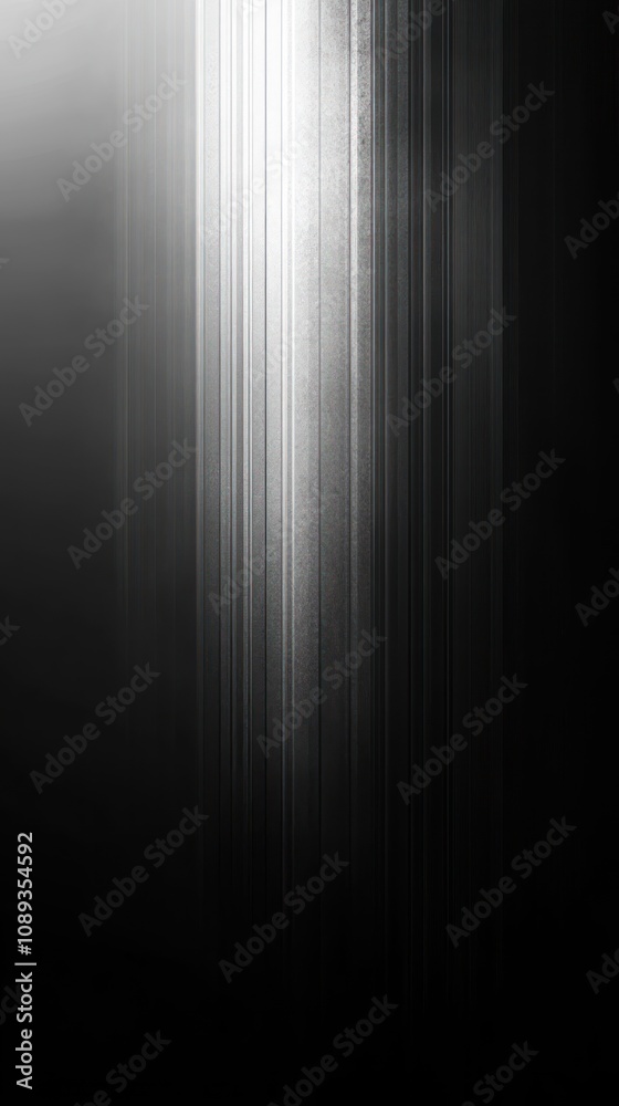 Abstract grayscale vertical lines image with light source Abstract grayscale vertical lines image with light source