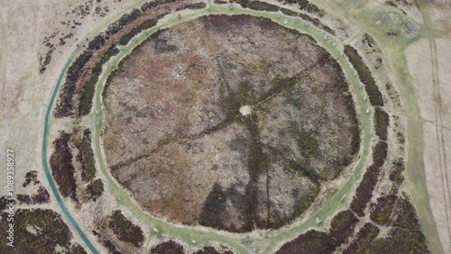 Aerial view of the Ring of Brodgar photo