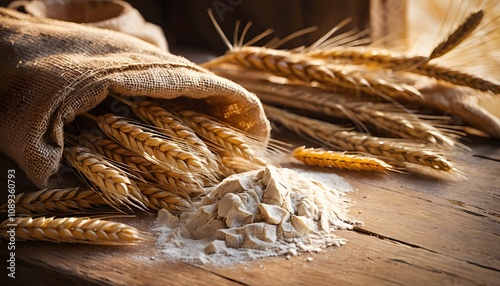 ears of wheat and ears of wheat