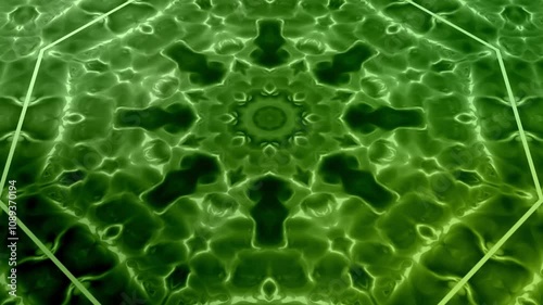 Magic circle animation (green)