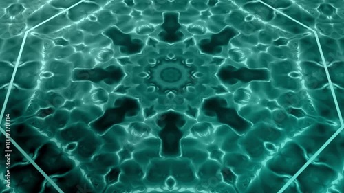 Magic circle animation (blue)