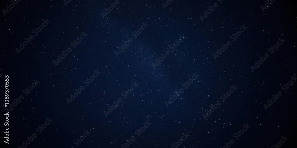 Obraz premium Deep night sky with twinkling stars against a dark canvas, cosmos, starry night