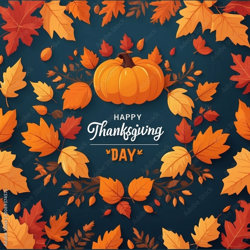 Happy Thanksgiving day banner Happy Thanksgiving day banner