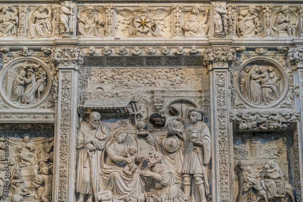 Exquisite Religious Sculpture Inside Ávila Cathedral Exquisite Religious Sculpture Inside Ávila Cathedral