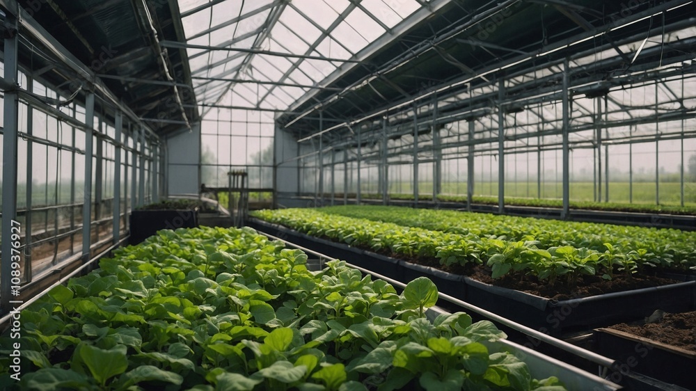 Hydroponic Potato Cultivation in a Greenhouse Hydroponic Potato Cultivation in a Greenhouse