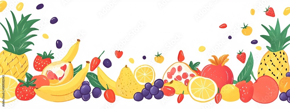 Fruit pattern picture frame Fruit pattern picture frame