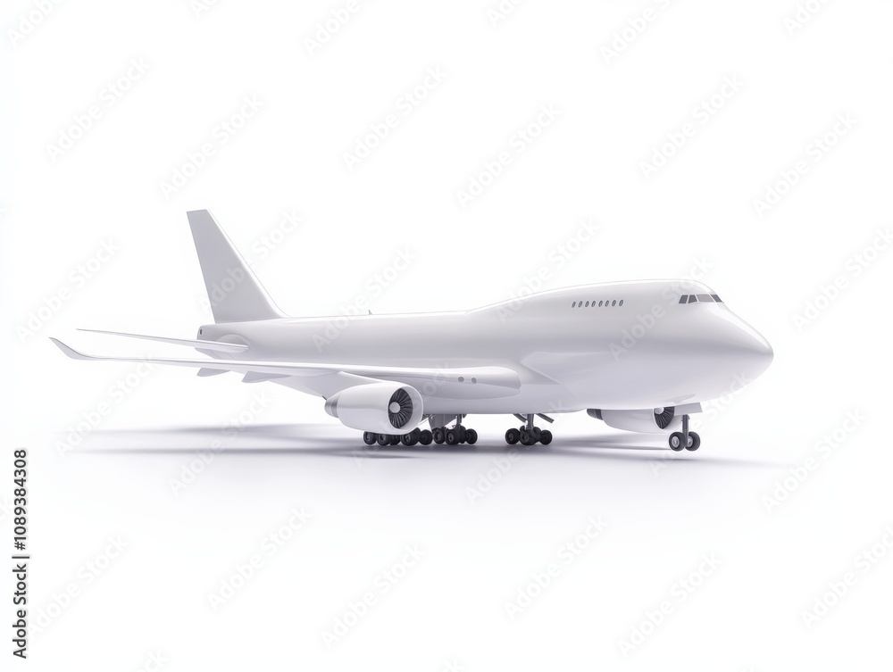 white airplane on a plain background white airplane on a plain background