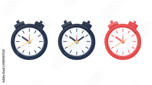 Professional Pending Awaiting Clock Icon Delay Check Mark Image