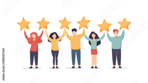 People Holding Stars Metaphor Evaluation