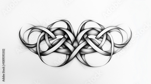 Abstract Celtic knot