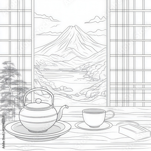 A traditional Japanese tea ...
