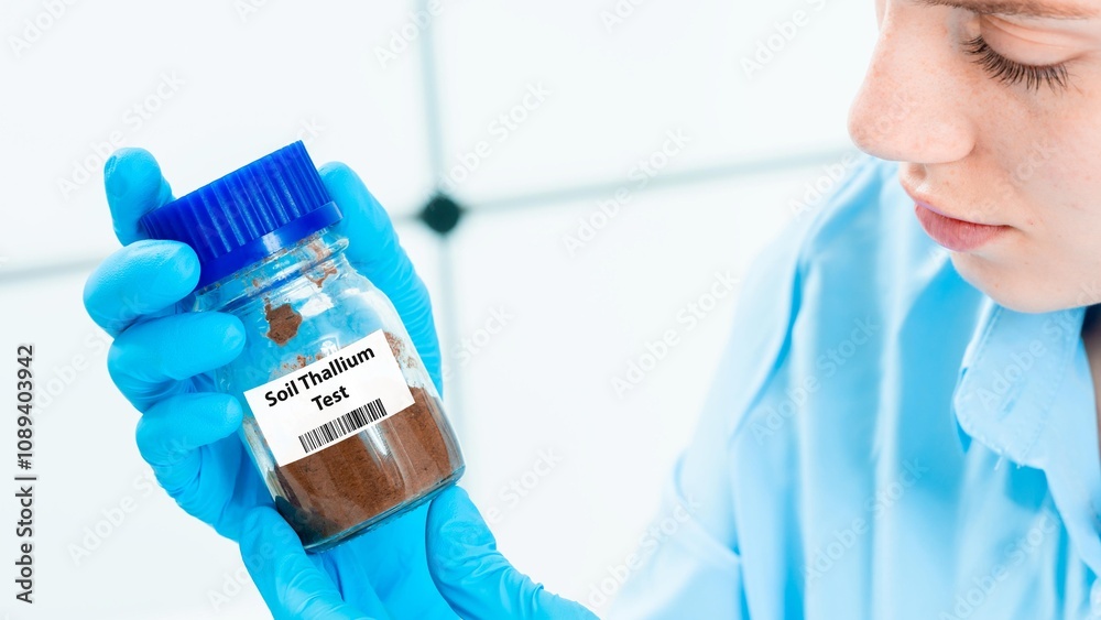Fototapeta premium Soil Thallium Test