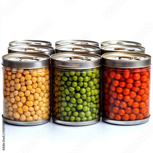 Canned Goods Isolated