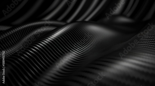 Wallpaper Mural High-resolution black carbon fiber texture for dark minimal design Torontodigital.ca