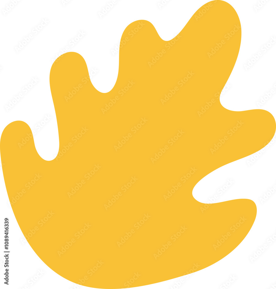 abstract organic shape vector illustration