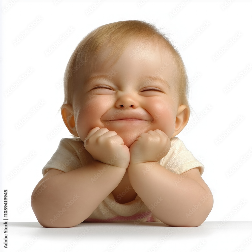 Crying Baby Isolated