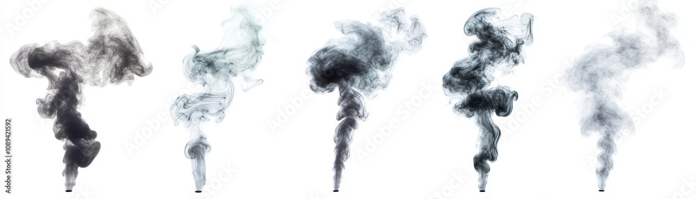 The smoke is black and white The smoke is black and white