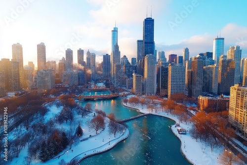 Millennium Park In Winter