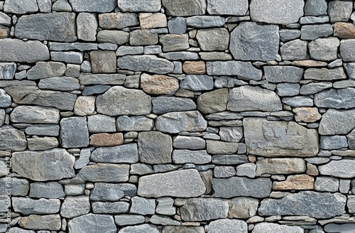 Wallpaper Mural seamless of  Seamless Tileable Texture of Field Stone Wall , isolated on white background,  , copy space, copy space for text, Torontodigital.ca