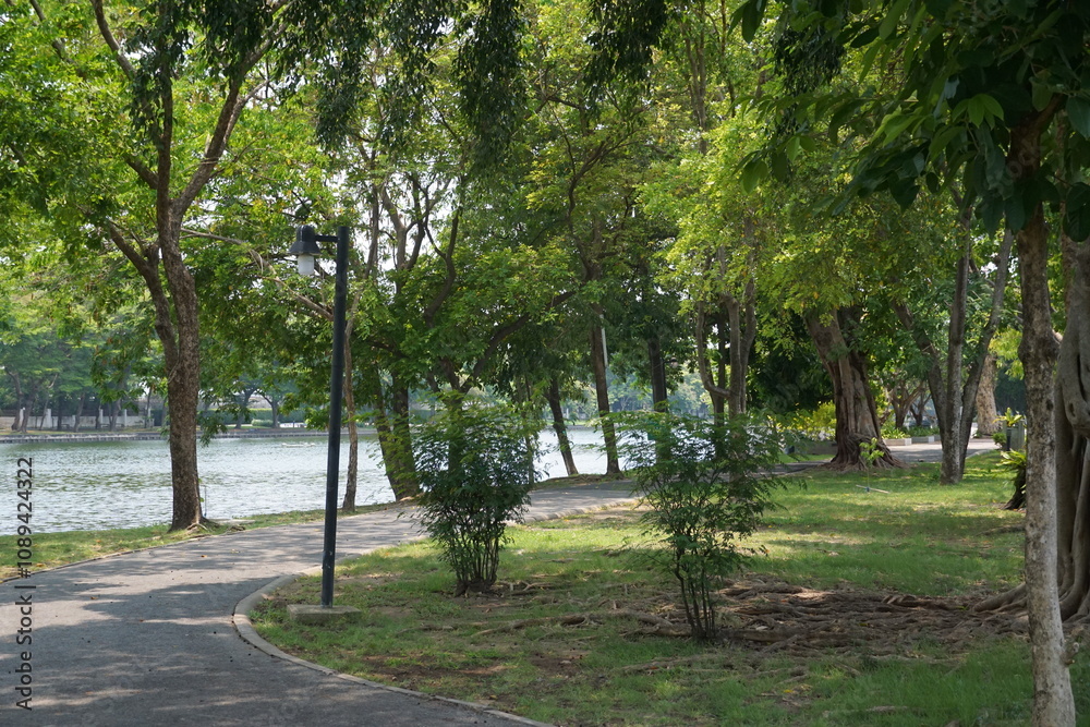 Relaxing stroll by the lake green park nature walk urban oasis serene atmosphere tranquil retreat Relaxing stroll by the lake green park nature walk urban oasis serene atmosphere tranquil retreat