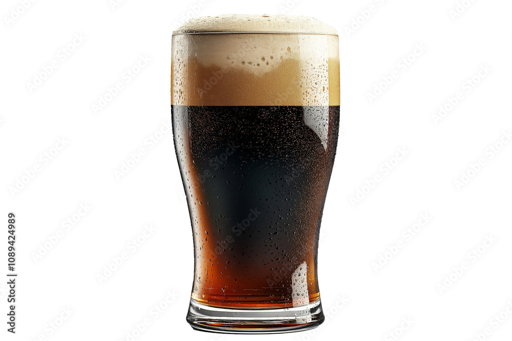 Dynamic splash of beer with frothy head overflowing from a glass, capturing the lively bubble action isolated Dynamic splash of beer with frothy head overflowing from a glass, capturing the lively bubble action isolated