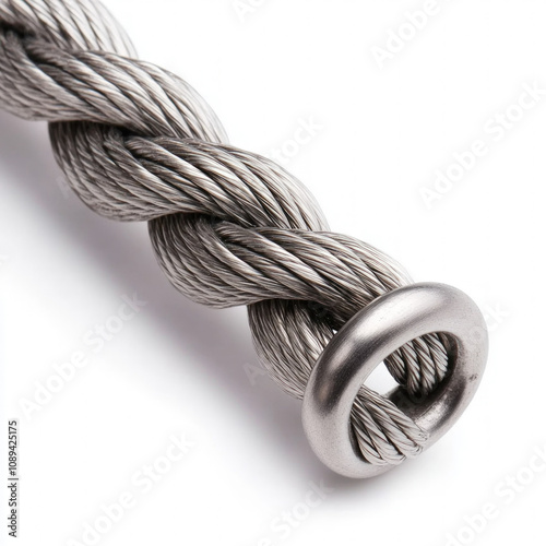 Steel Cable Isolated