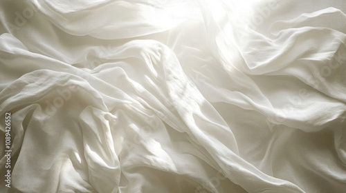 White Linen Texture Background