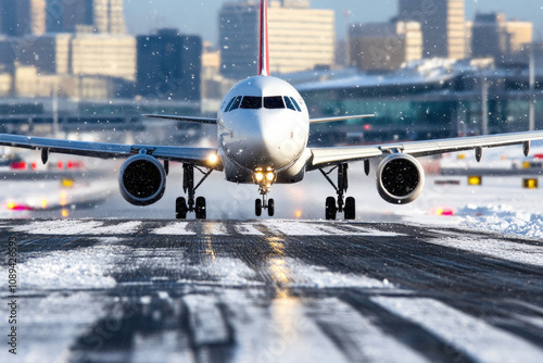 Winter Airport Runway