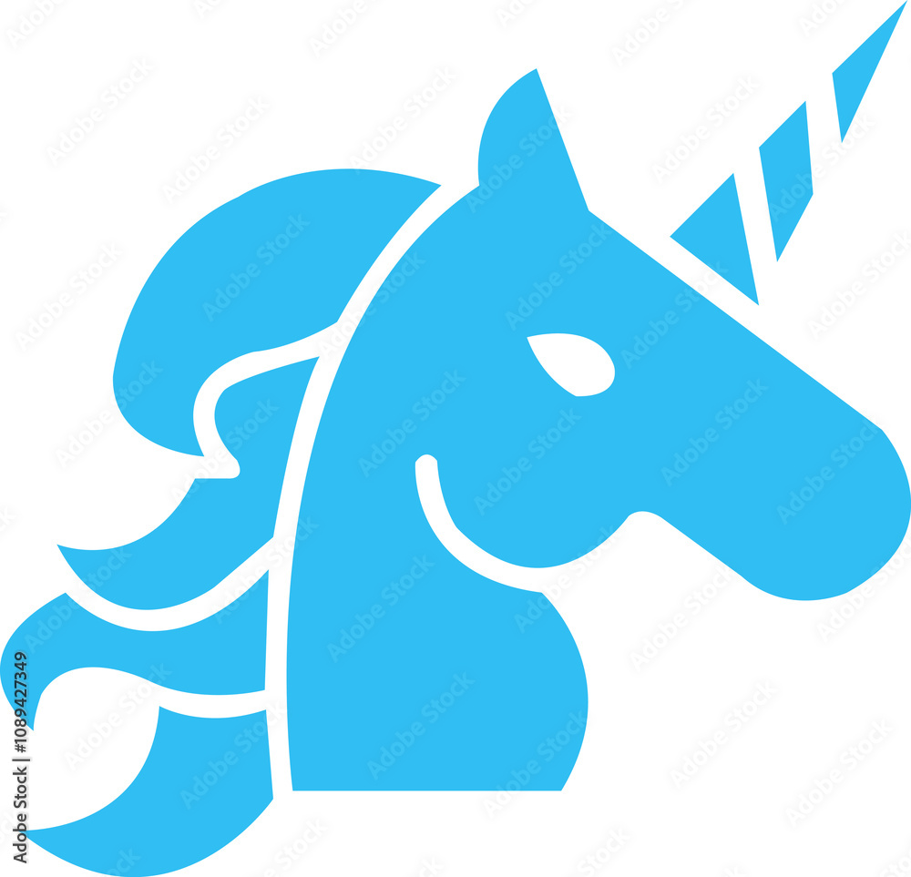Unicorn clip art design on plain white transparent isolated background for card, shirt, hoodie, sweatshirt, apparel, card, tag, mug, icon, poster or badge Unicorn clip art design on plain white transparent isolated background for card, shirt, hoodie, sweatshirt, apparel, card, tag, mug, icon, poster or badge