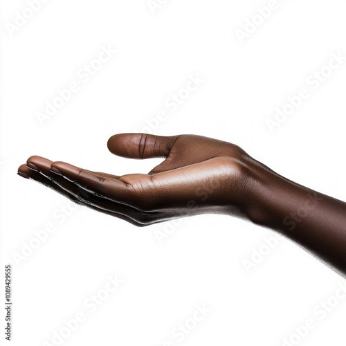African American Hand Holdi...
