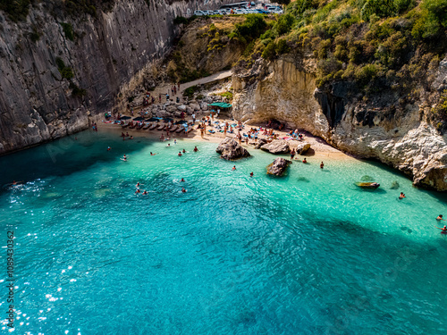 Xigia Pelagaki Beach in Zakynthos, Greece photo