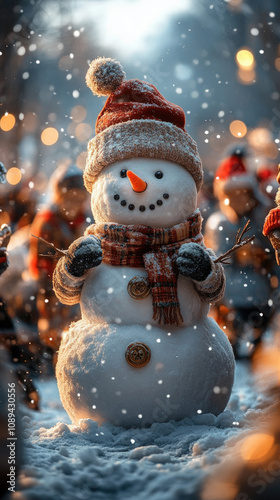 cheerful group of people bu...