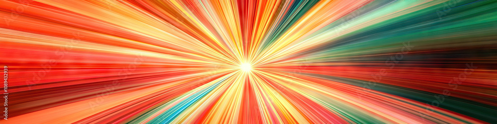Sunburst Pattern: A collection of banners arranged in a radiant sunburst pattern, wide-angle view. Sunburst Pattern: A collection of banners arranged in a radiant sunburst pattern, wide-angle view.