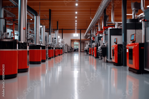 A Modern Dairy Farm With Ro...