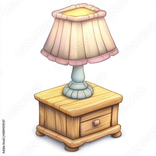 Night Table Isolated