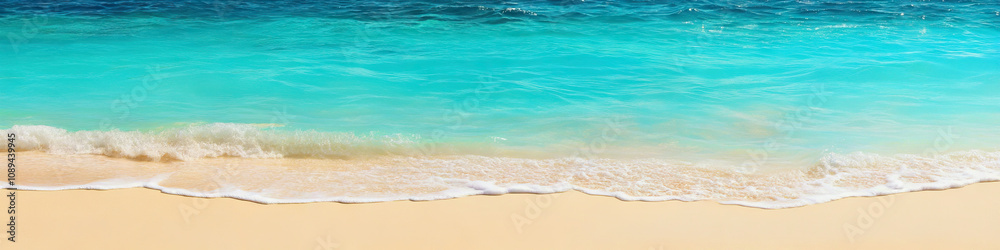 Sandy Shores: A secluded beach with powdery white sand, the sparkling ocean in the background. Sandy Shores: A secluded beach with powdery white sand, the sparkling ocean in the background.