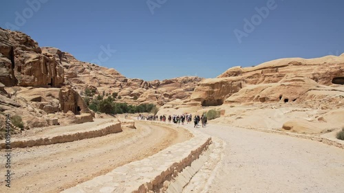 Petra, the legendary city carved into the rock in Jordan in 2024 with tourist 