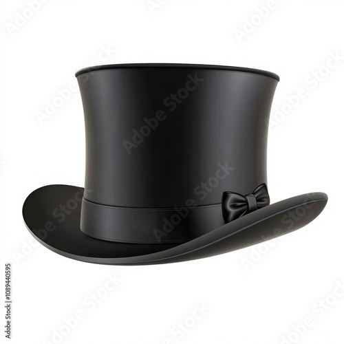 Top Hat Silhouette, Black A...