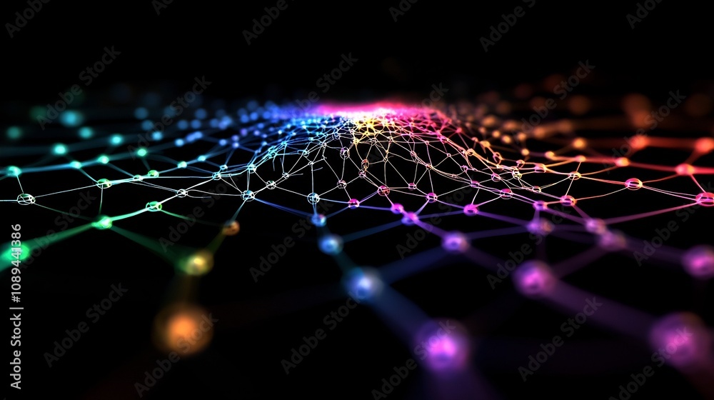 A visually striking digital depicting a neural network visualized as a glowing intricate spider web like structure The hierarchical clustering nodes are highlighted in distinct vibrant colors A visually striking digital depicting a neural network visualized as a glowing intricate spider web like structure The hierarchical clustering nodes are highlighted in distinct vibrant colors