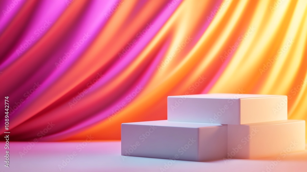 Colorful backdrop with simple geometric shapes. Colorful backdrop with simple geometric shapes.