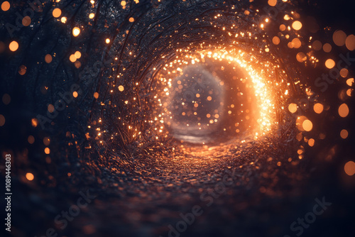 Wallpaper Mural Mystical Forest Filled With Twinkling Lights, Enchanted Trees, And Hidden Paths, Evoking A Magical And Inviting Wonderland Background Torontodigital.ca