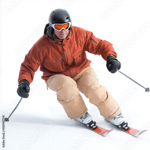 Skier Isolated