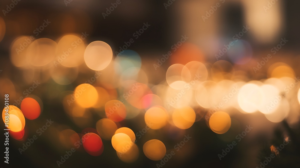 Abstract Warm Colored Lights Blurred Background Abstract Warm Colored Lights Blurred Background