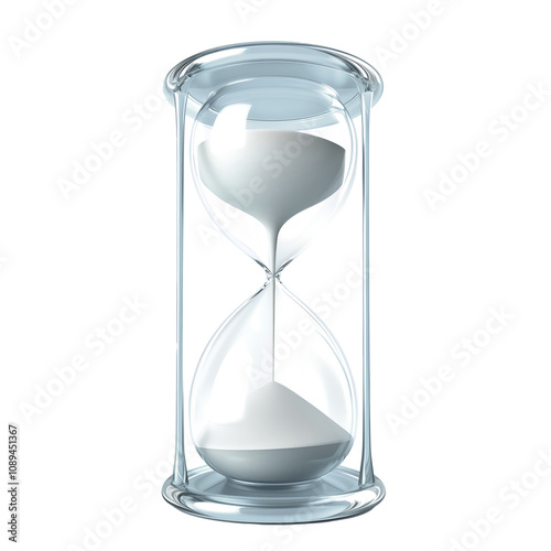 Frosted hourglass icon