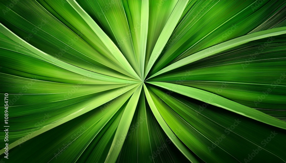Fototapeta premium radial abstract green background