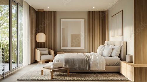 Modern and Cozy Interior Spaces: Minimalist Bedrooms, Playful Kids' Rooms, Bright Living Rooms, and Elegant Decor