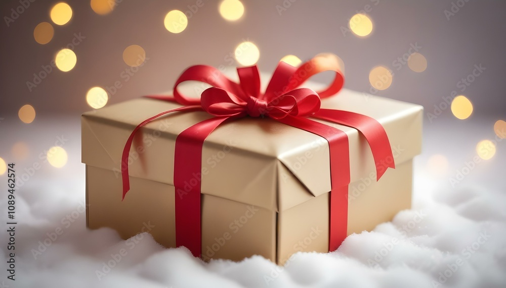 Regalos en Nieve Cajas de regalo envueltas en papel de colores vibrantes, con lazos rojos y dorados, colocadas sobre un lecho de nieve perfectamente texturizada Regalos en Nieve Cajas de regalo envueltas en papel de colores vibrantes, con lazos rojos y dorados, colocadas sobre un lecho de nieve perfectamente texturizada