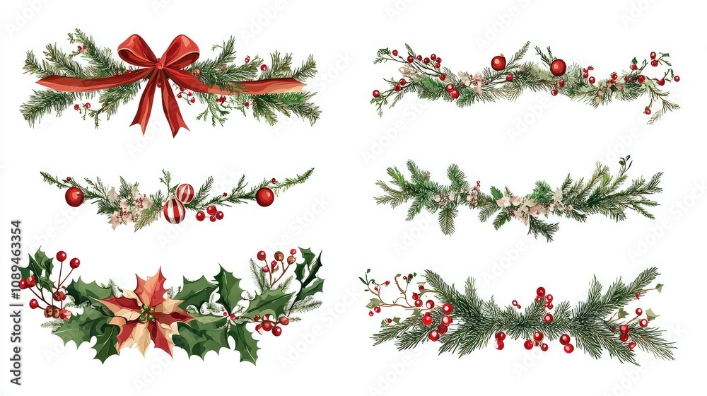 christmas branches christmas branches