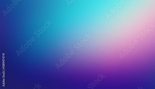 Abstract background, Palatinate blue and Palatinate purple gradient background with light leak and grainy texture.